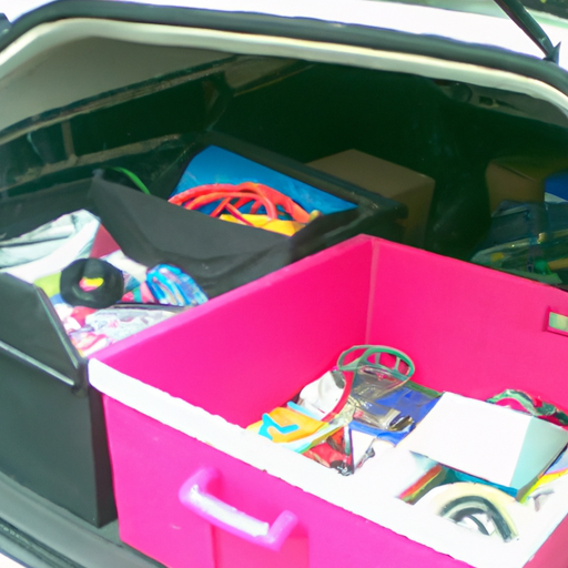 Setting up displays that can be easily stored in your car is helpful for craft shows