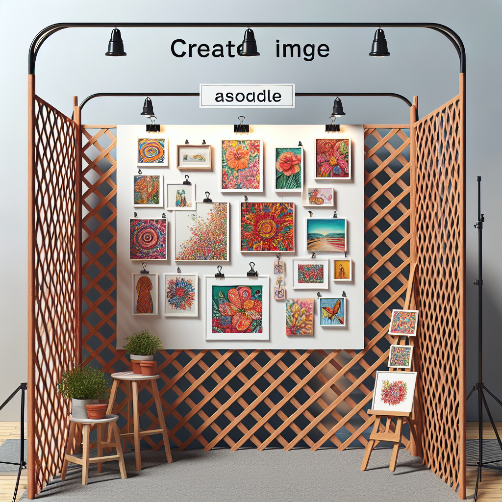 Inexpensive Display Solution for Art and Craft Shows